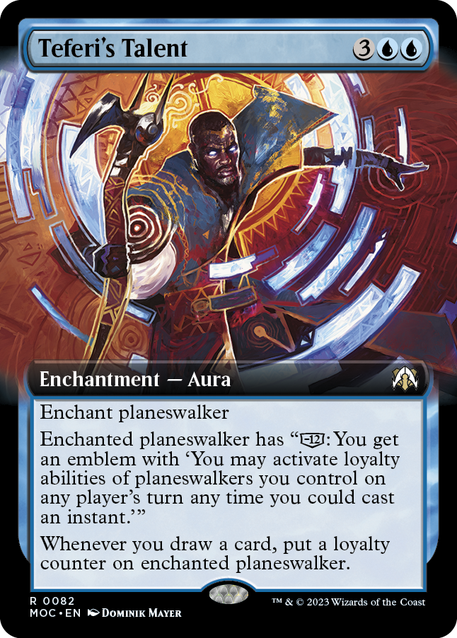 Teferi's Talent (Extended Art) [March of the Machine Commander] | Devastation Store