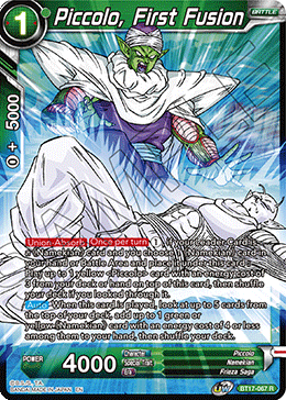 Piccolo, First Fusion (BT17-067) [Ultimate Squad] | Devastation Store