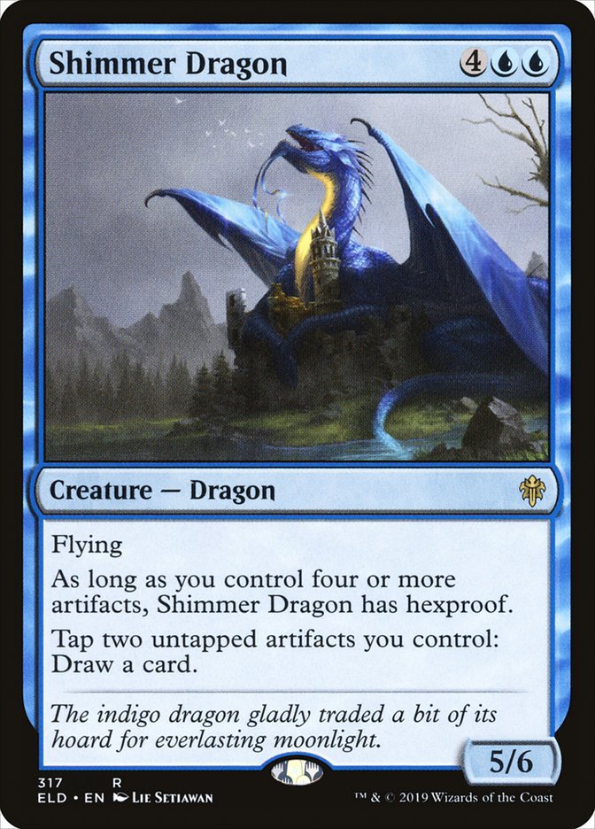 Shimmer Dragon [Throne of Eldraine] | Devastation Store