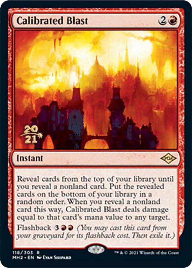 Calibrated Blast [Modern Horizons 2 Prerelease Promos] | Devastation Store