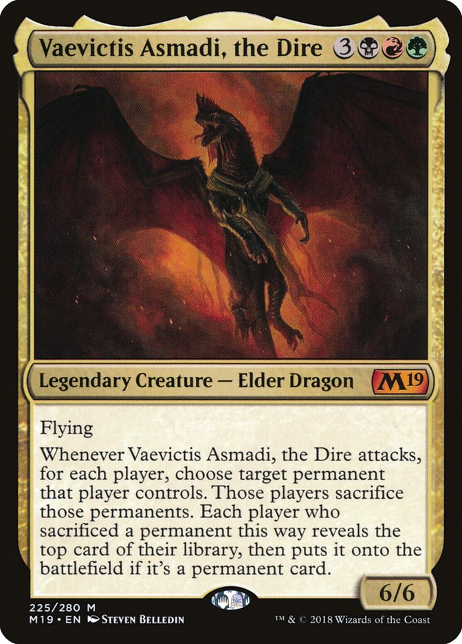 Vaevictis Asmadi, the Dire [Core Set 2019] | Devastation Store