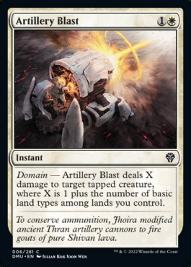 Artillery Blast [Dominaria United] | Devastation Store