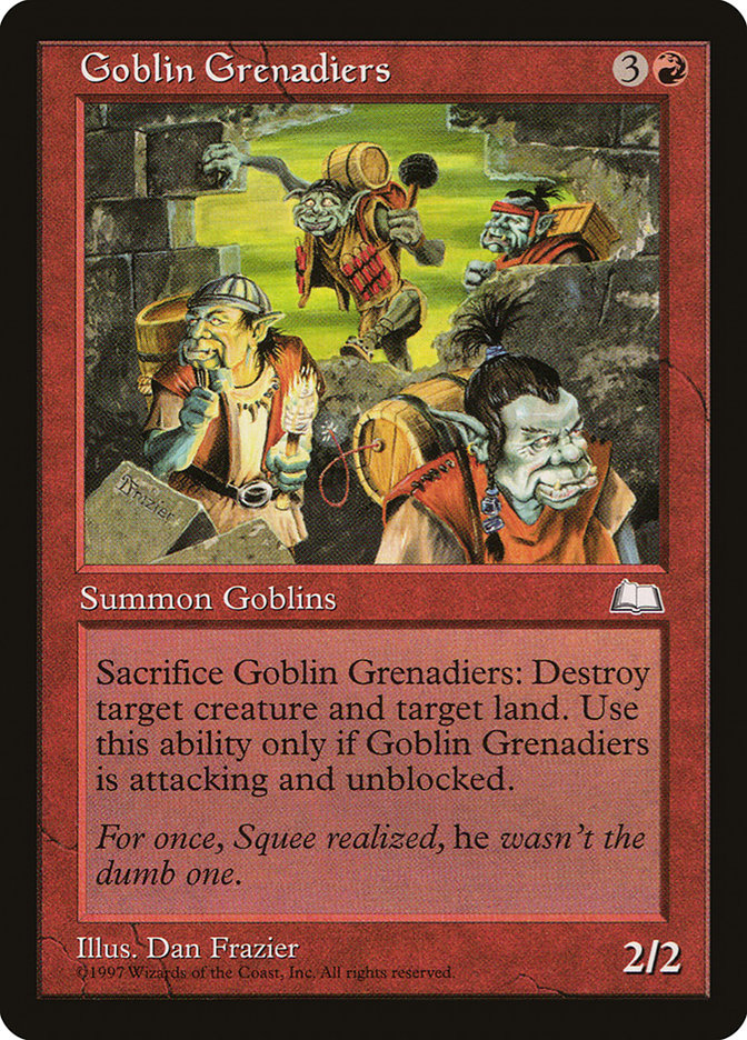 Goblin Grenadiers [Weatherlight] - Devastation Store | Devastation Store
