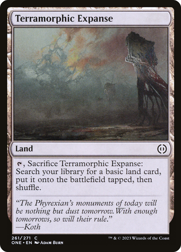 Terramorphic Expanse [Phyrexia: All Will Be One] | Devastation Store