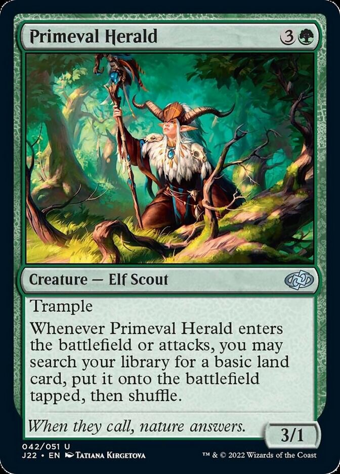 Primeval Herald [Jumpstart 2022] | Devastation Store