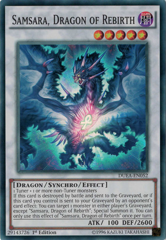 Samsara, Dragon of Rebirth [DUEA-EN052] Super Rare | Devastation Store