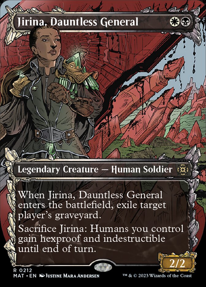 Jirina, Dauntless General (Showcase Halo Foil) [March of the Machine: The Aftermath] | Devastation Store