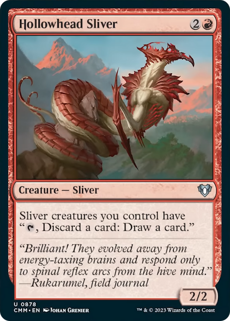 Hollowhead Sliver [Commander Masters] | Devastation Store