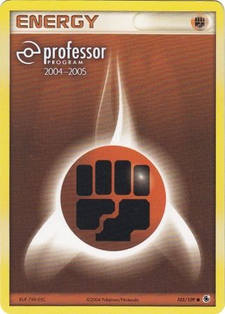 Fighting Energy (105/109) (2004 2005) [Professor Program Promos] | Devastation Store