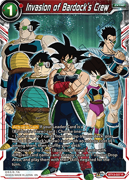 Invasion of Bardock's Crew (Rare) [BT13-027] | Devastation Store