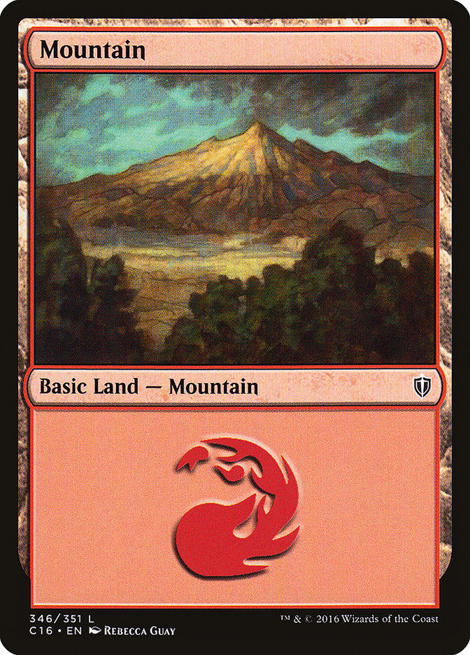 Mountain (346) [Commander 2016] | Devastation Store
