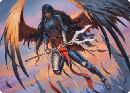 Liesa, Forgotten Archangel Art Card [Innistrad: Midnight Hunt Art Series] | Devastation Store