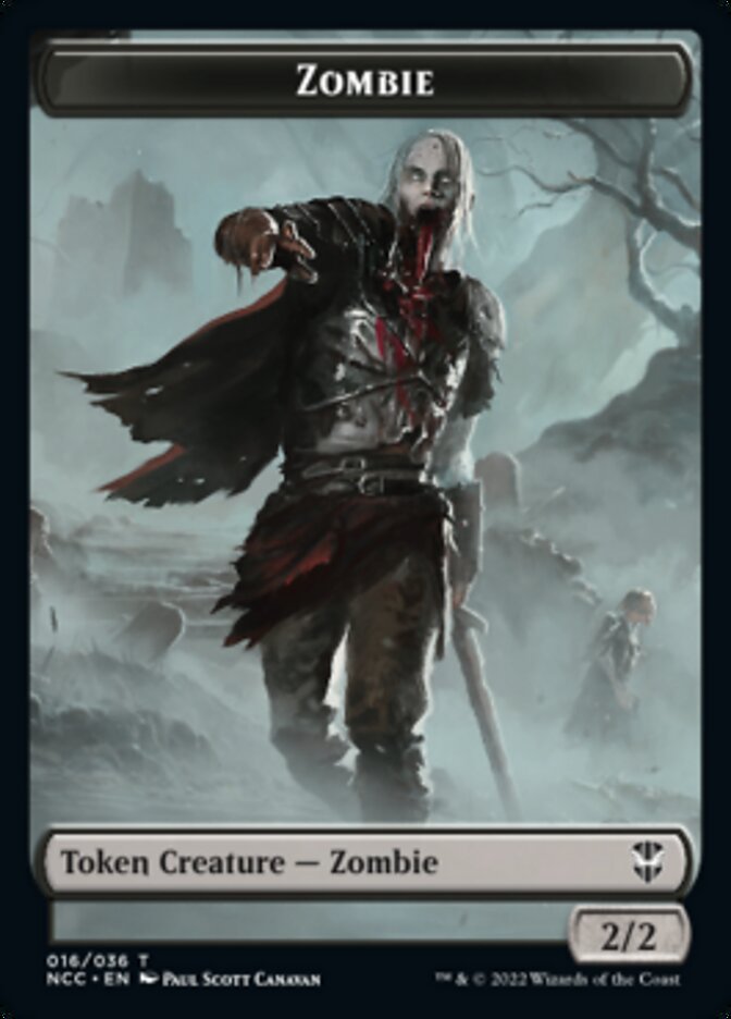 Zombie // Drake Double-sided Token [Streets of New Capenna Commander Tokens] | Devastation Store