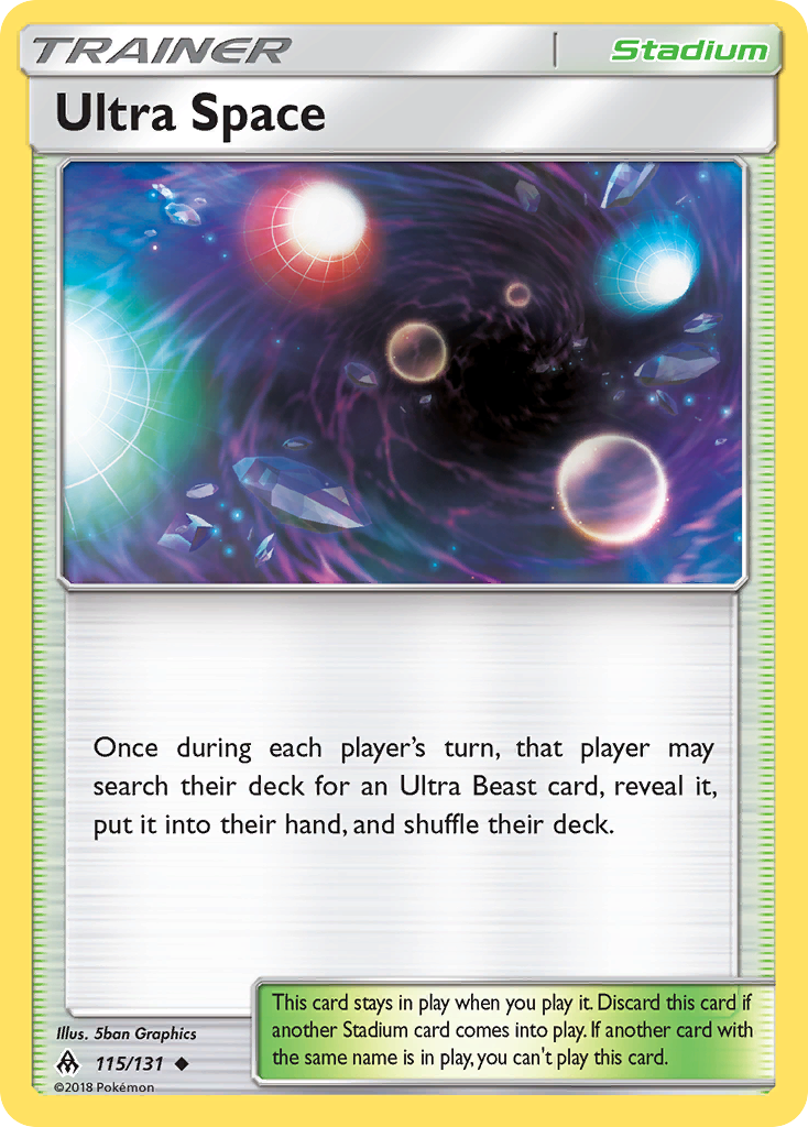 Ultra Space (115/131) [Sun & Moon: Forbidden Light] | Devastation Store