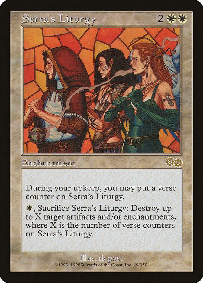 Serra's Liturgy [Urza's Saga] | Devastation Store