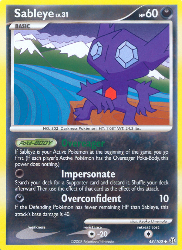 Sableye (48/100) [Diamond & Pearl: Stormfront] | Devastation Store