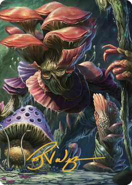 Myconid Spore Tender Art Card (Gold-Stamped Signature) [Commander Legends: Battle for Baldur's Gate Art Series] | Devastation Store
