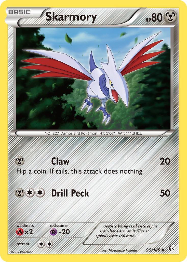 Skarmory (95/149) [Black & White: Boundaries Crossed] | Devastation Store