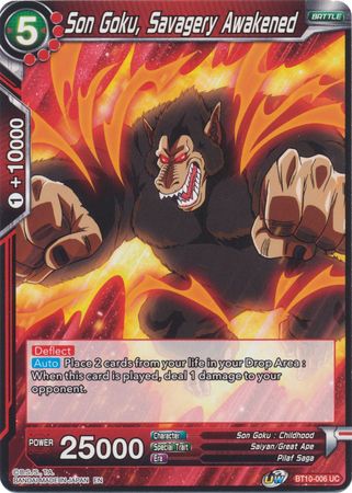 Son Goku, Savagery Awakened (BT10-006) [Rise of the Unison Warrior 2nd Edition] | Devastation Store