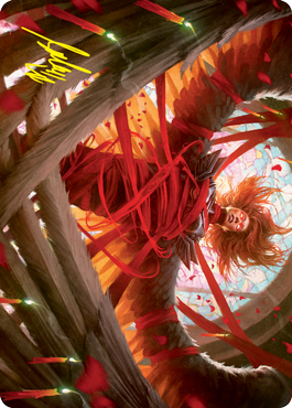 Sigarda's Imprisonment Art Card (Gold-Stamped Signature) [Innistrad: Crimson Vow Art Series] | Devastation Store