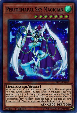 Performapal Sky Magician [INCH-EN047] Super Rare | Devastation Store