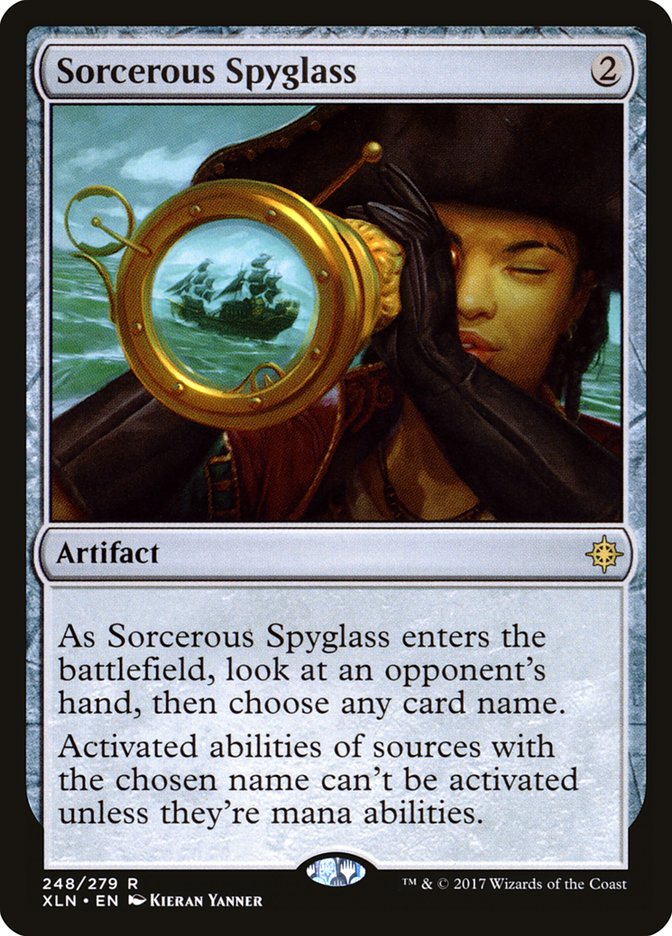 Sorcerous Spyglass [Ixalan] - Devastation Store | Devastation Store