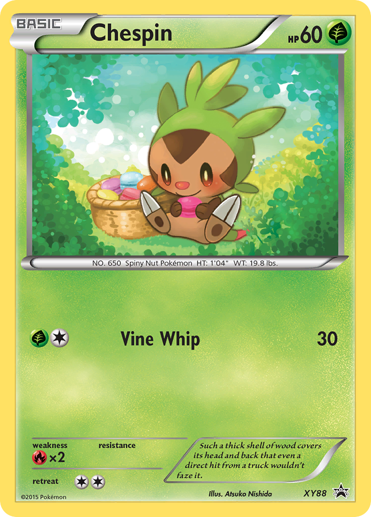 Chespin (XY88) (Collector Chest) [XY: Black Star Promos] | Devastation Store