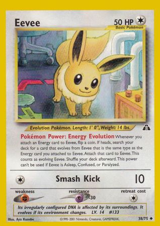 Eevee (38/75) [Neo Discovery Unlimited] | Devastation Store