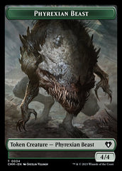 Treasure // Phyrexian Beast Double-Sided Token [Commander Masters Tokens] | Devastation Store