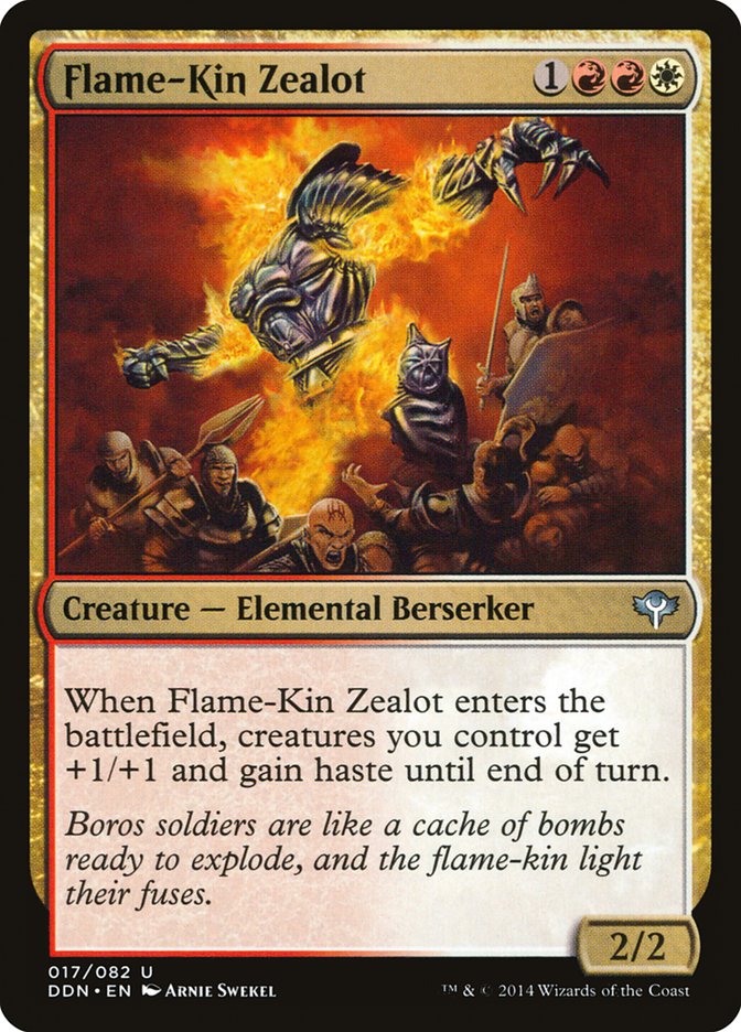 Flame-Kin Zealot [Duel Decks: Speed vs. Cunning] | Devastation Store