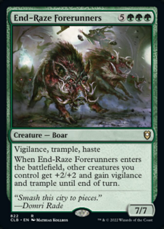 End-Raze Forerunners [Commander Legends: Battle for Baldur's Gate] | Devastation Store