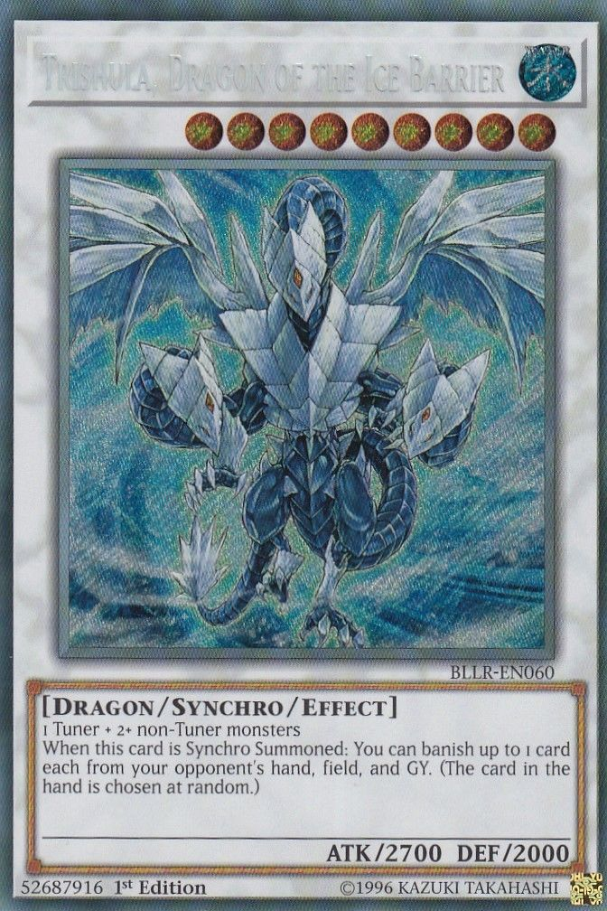 Trishula, Dragon of the Ice Barrier [BLLR-EN060] Secret Rare | Devastation Store