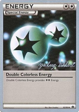 Double Colorless Energy (92/99) (CMT - Zachary Bokhari) [World Championships 2012] | Devastation Store