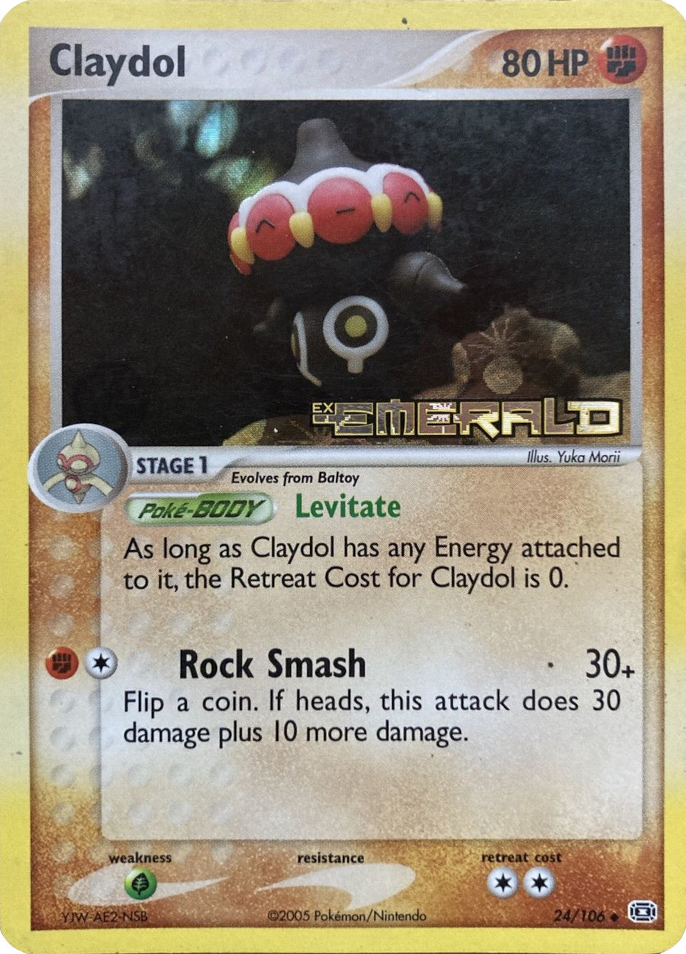 Claydol (24/106) (Stamped) [EX: Emerald] | Devastation Store