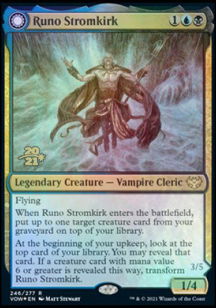 Runo Stromkirk // Krothuss, Lord of the Deep [Innistrad: Crimson Vow Prerelease Promos] | Devastation Store