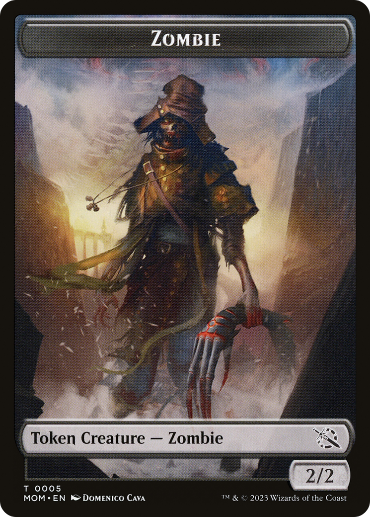 Treasure (21) // Zombie Double-Sided Token [March of the Machine Tokens] | Devastation Store