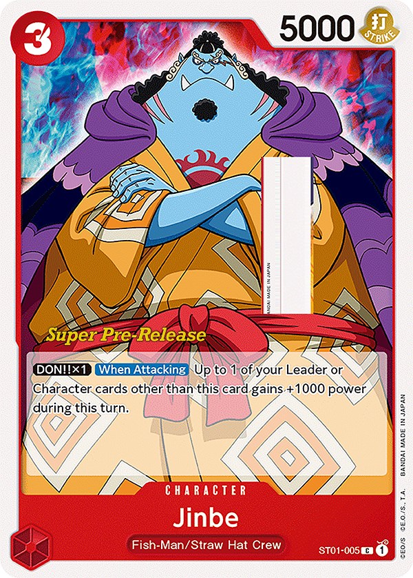 Jinbe [Super Pre-Release Starter Deck: Straw Hat Crew] | Devastation Store