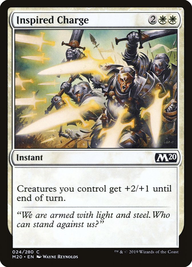 Inspired Charge [Core Set 2020] | Devastation Store