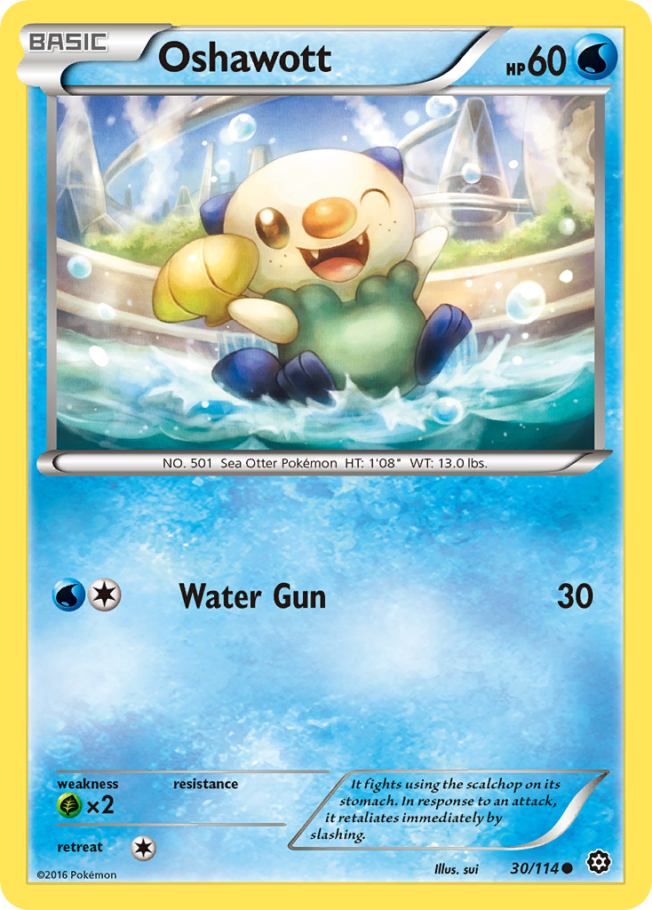 Oshawott (30/114) [XY: Steam Siege] | Devastation Store