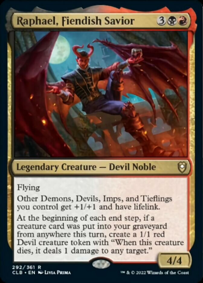 Raphael, Fiendish Savior [Commander Legends: Battle for Baldur's Gate] | Devastation Store