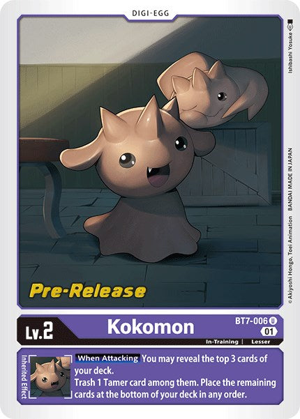 Kokomon [BT7-006] [Next Adventure Pre-Release Cards] | Devastation Store