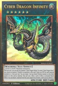 Cyber Dragon Infinity (Alternate Art) [MAGO-EN033] Gold Rare | Devastation Store