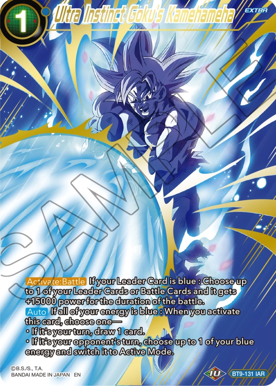 Ultra Instinct Goku's Kamehameha (BT9-131) [Theme Selection: History of Son Goku] | Devastation Store