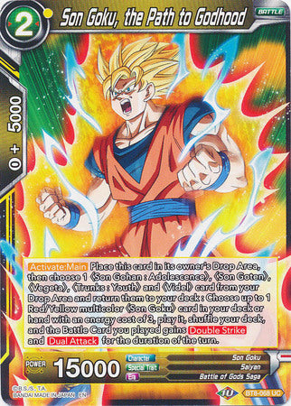 Son Goku, the Path to Godhood [BT8-068] | Devastation Store