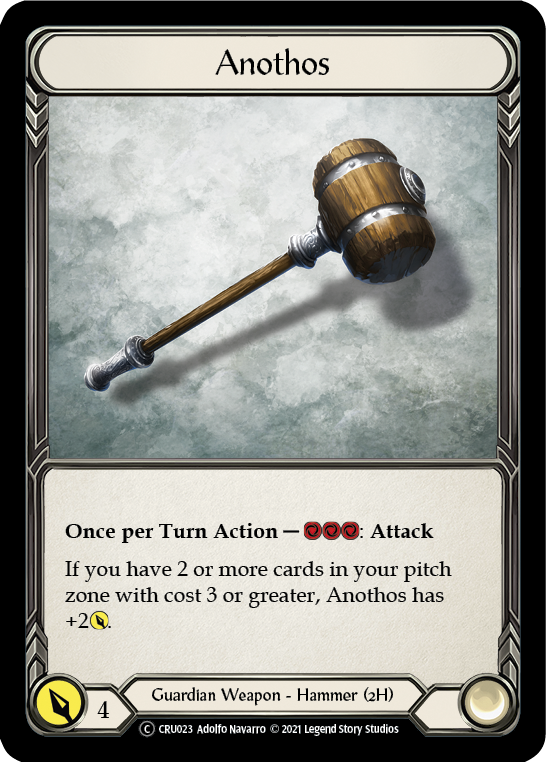 Anothos (Rainbow Foil) [CRU023-RF] Unlimited Rainbow Foil | Devastation Store