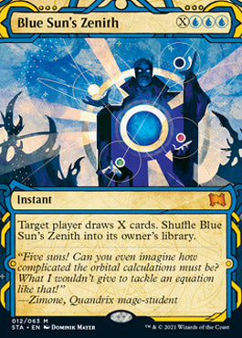 Blue Sun's Zenith (Etched Foil) [Strixhaven Mystical Archive] | Devastation Store