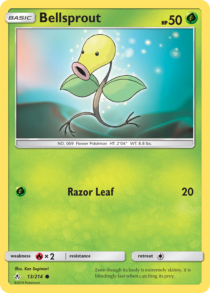 Bellsprout (13/214) [Sun & Moon: Unbroken Bonds] | Devastation Store