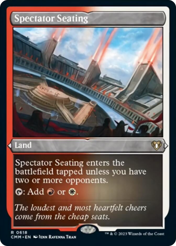 Spectator Seating (Foil Etched) [Commander Masters] | Devastation Store