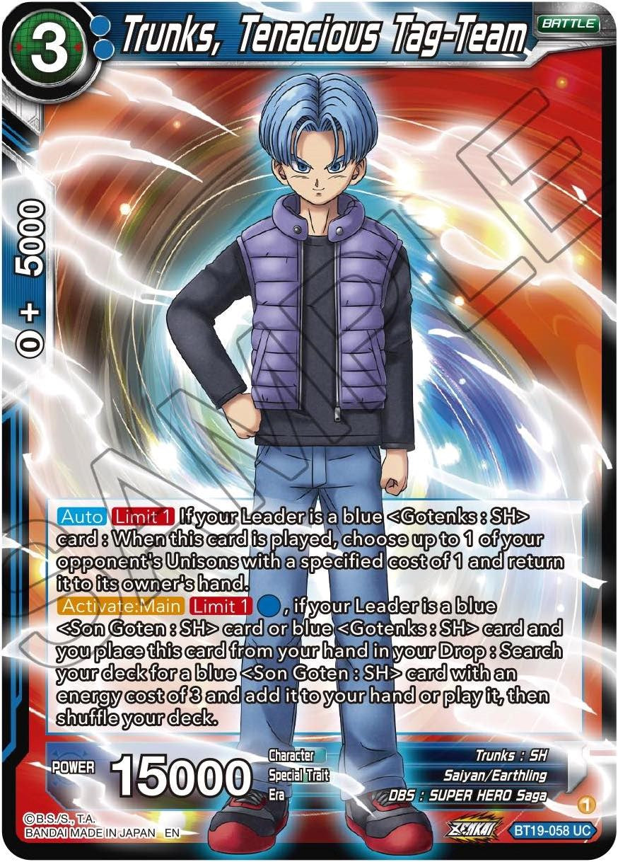 Trunks, Tenacious Tag-Team (BT19-058) [Fighter's Ambition] | Devastation Store