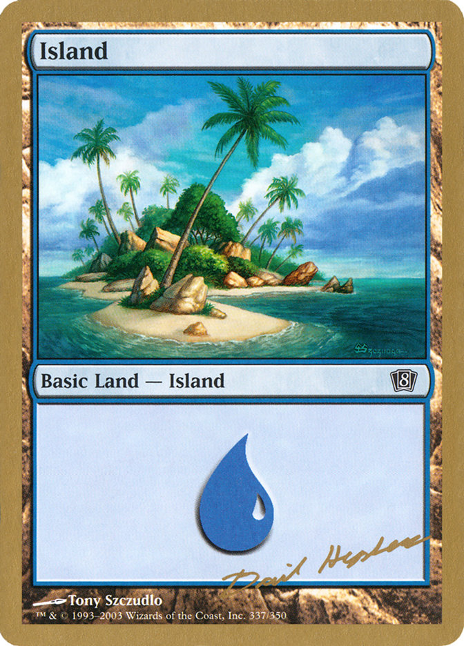 Island (dh337) (Dave Humpherys) [World Championship Decks 2003] | Devastation Store